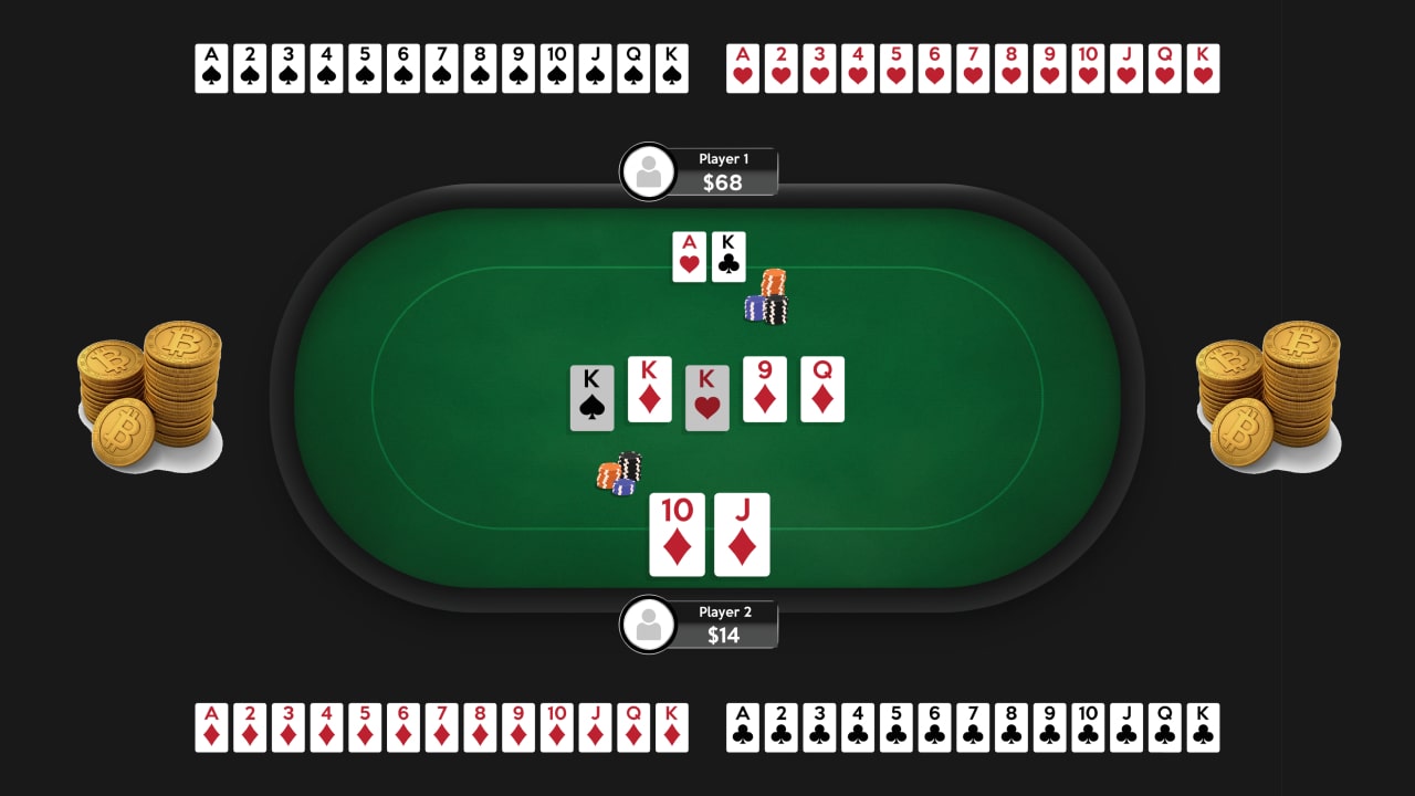 Bitcoin poker online