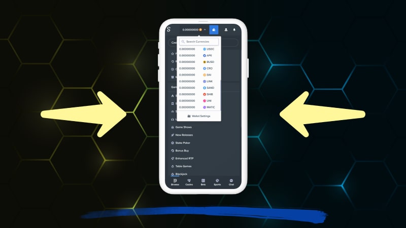 Stake crypto casino deposit and withdrawals