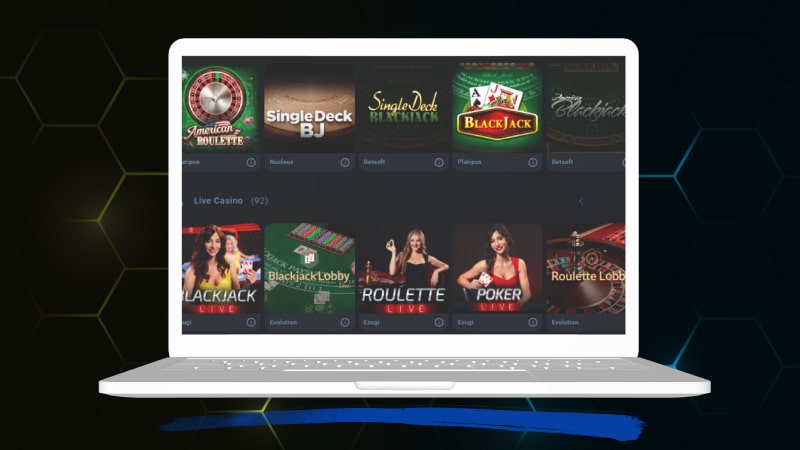 Thunderpick casino and live casino games